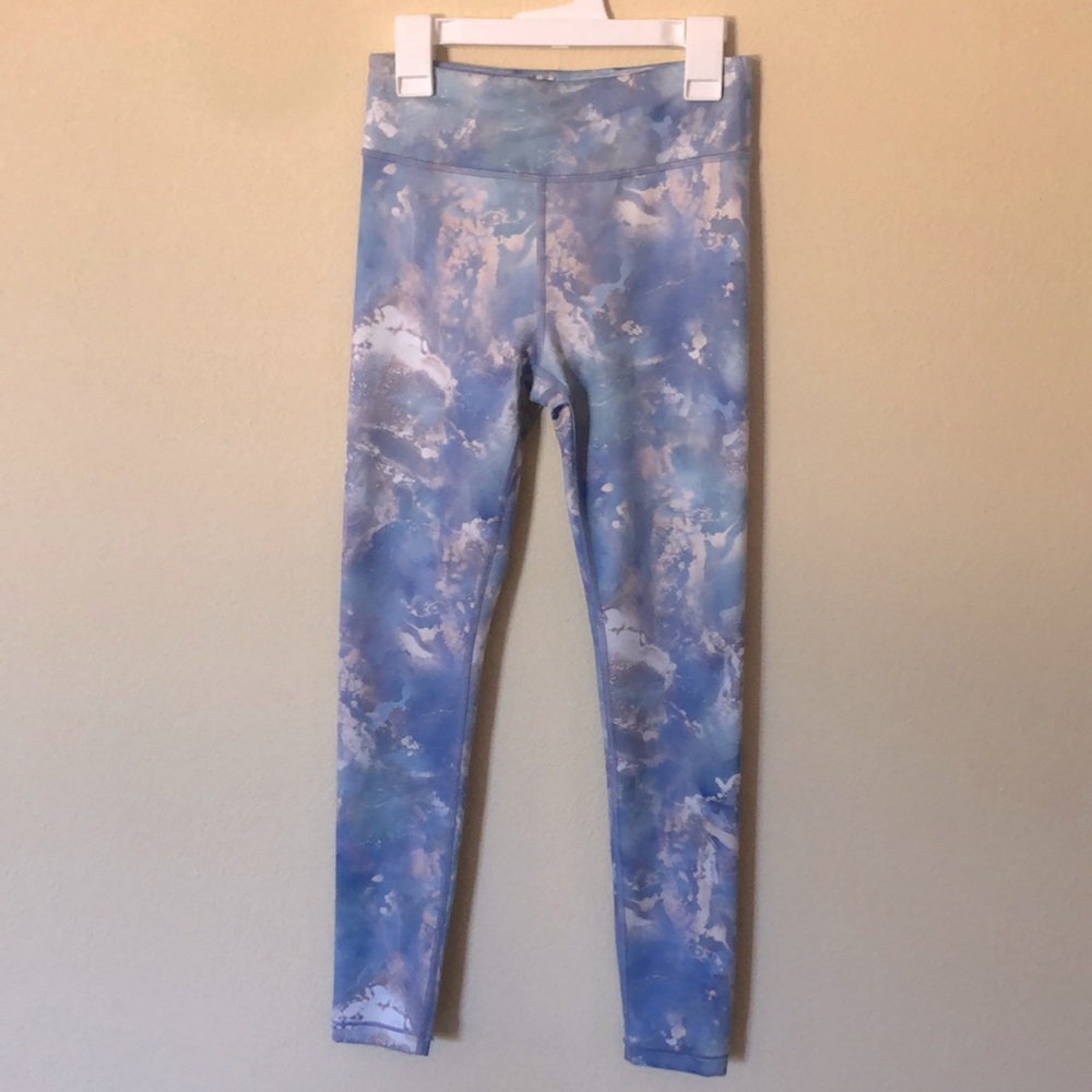 Athleta Girl 14 pastel multi color legging